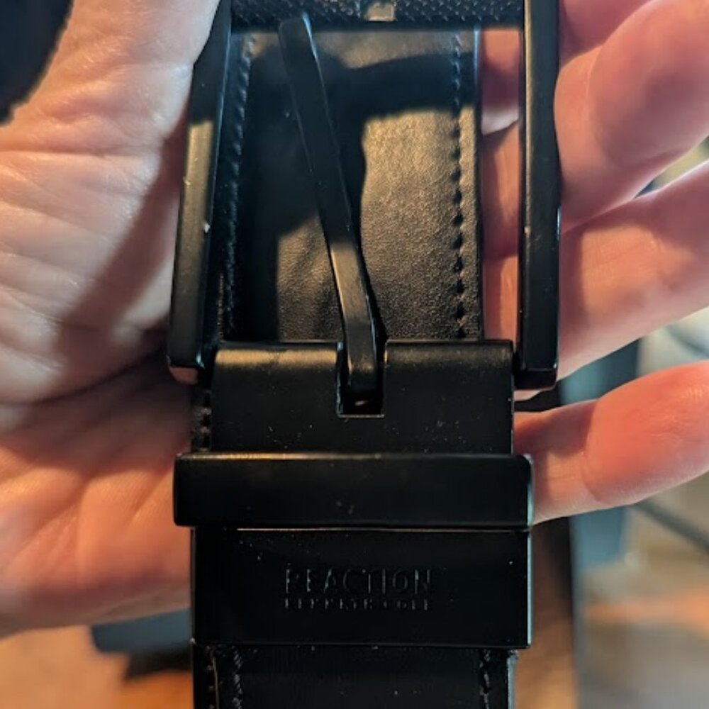 Reaction By Kenneth Cole Black Belt Size XL 42-44